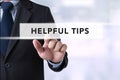 HELPFUL TIPS CONCEPT Royalty Free Stock Photo