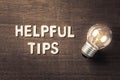 Helpful Tips Idea Royalty Free Stock Photo
