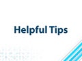 Helpful Tips Modern Flat Design Blue Abstract Background