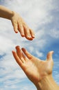 A Helping Hand Royalty Free Stock Photo