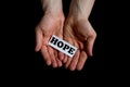 Helping hands, offering hope Royalty Free Stock Photo