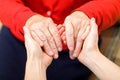 Helping hands Royalty Free Stock Photo