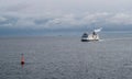 Helsingbog, Sweden - October 9, 2016: The passenger ferry on the line Helsingborg - Helsingor, Denmark