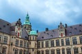 Helsingor. Denmark. 26 July. 2019.Beautiful architecture of Kronborg castle. Denmark Landmarks Architecture Royalty Free Stock Photo