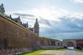 Helsingor. Denmark. 26 July. 2019. Nice view of the Kronborg castle. Denmark. Attractions Architecture Royalty Free Stock Photo