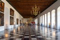 Helsingor. Denmark. 26 July. 2019. One of the halls for receiving guests of the Kronborg castle. Denmark Landmarks Architecture Royalty Free Stock Photo