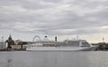 Helsinki,august 23 2014-Cruise Boat from Helsinki in Finland