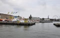 Helsinki,august 23 2014-Harbour of Helsinki in Finland