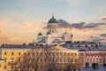 Helsinki Cathedral in the centre of Helsinki, Finland Royalty Free Stock Photo