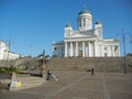 Helsinki Cathedral St Nicholas` Church until the independence of Finland in 1917 Royalty Free Stock Photo