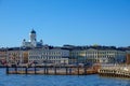 Helsinki skyline and Helsinki Cathedral, Finland