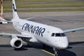 Finnair airplane waiting for departure in Helsinki