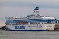 HELSINKI, FINLAND - AUGUST 25, 2016: MS Silja Serenade cruiseferry owned by the Estonian shipping company Tallink Group