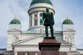 Statue of Alexander II at Senate Square Royalty Free Stock Photo