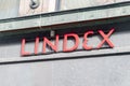 Wordmark of Lindex. Lindex is a Swedish fashion chain within the Finnish Stockmann Group