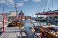 Beautiful view of the harbor and Uspenski Cathedral in Helsinki, Finland