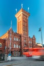 Helsinki, Finland. Erottaja fire station, Rescue Station In Korkeavuorenkatu Street In Sunny Day. Kaartinkaupunki Royalty Free Stock Photo