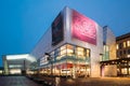 Helsinki, Finland. Evening Night View Of Kiasma Contemporary Art