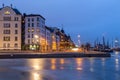 View of ships moored at the bay quay, Helsinki, Finland. Royalty Free Stock Photo