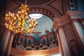 Helsinki, Finland, : interior of Helsinki Cathedral St Nicholas` Church is the Finnish Evangelical Lutheran cathedral of Royalty Free Stock Photo