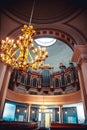 Helsinki, Finland, : interior of Helsinki Cathedral St Nicholas` Church is the Finnish Evangelical Lutheran cathedral of