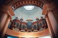 Helsinki, Finland, : interior of Helsinki Cathedral St Nicholas` Church is the Finnish Evangelical Lutheran cathedral of Royalty Free Stock Photo