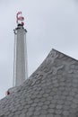 Fragment of the architectural complex Amos Rex in the center of Helsinki