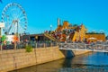 Helsinki, Finland, July 20, 2022: Allas sea pool in Helsinki, Fi