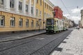 HELSINKI, FINLAND - JUNE 10, 2017: Public transpoirt in Helsinki
