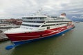 Viking XPRS sea cruise ferry in the port of Helsinki