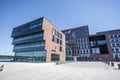 Outokumpu company headquarter in summer in Ruoholahti. Outokumpu produce stainless steel products Royalty Free Stock Photo