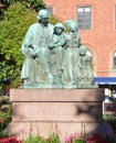 Statue of Zachris Topelius was a Swedish Finnish author,