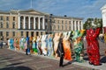 HELSINKI, FINLAND - United Buddy Bears exhibition