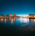 Helsinki, Finland. View Of Embankment With Uspenski Cathedral In