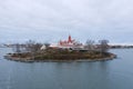 Helsinki, Finland. View Of Luoto Island in autumn day