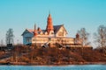 Helsinki, Finland. View Of Luoto Island In Sunny Winter Morning