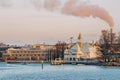 Helsinki, Finland. View Of Luoto Island In Sunny Winter Morning