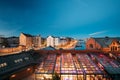 Helsinki, Finland. View Of Pohjoisranta Street And Redone Old Bu