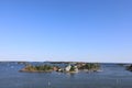 Helsinki, Finland, view from the port to Baltic sea and islands