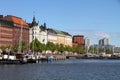 Helsinki harbor, Finland in summer Royalty Free Stock Photo