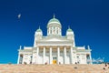 Helsinki - June 2019, Finland: Helsinki Cathedral on a summer day with clear blue sky