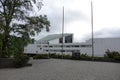 HELSINKI - 28 MAY: Finlandia Hall in Helsinki, Finland on 28 May 2016 Royalty Free Stock Photo