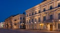 Helsinki Street View at Night Royalty Free Stock Photo