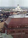 Helsinky aerial view Royalty Free Stock Photo