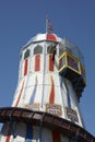 Helter Skelter on Brighton Pier. England Royalty Free Stock Photo