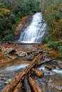 Helton Creek Falls In Georgia Royalty Free Stock Photo