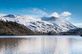 Helvellyn above Thirlmere Reservoir Royalty Free Stock Photo