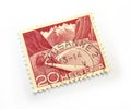 Helvetia Stamp Royalty Free Stock Photo