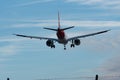 Helvetic Airways Embraer jet in Zurich in Switzerland