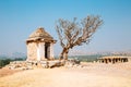 Hemakuta Hill Temple ancient ruins in Hampi, India Royalty Free Stock Photo